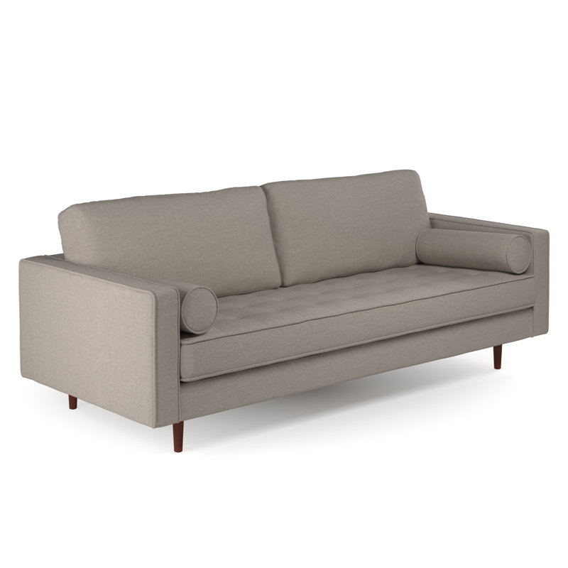 Ravi Velvet 84" Square Arm Sofa | AllModern